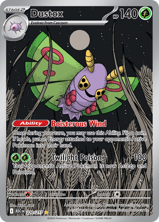 Dustox 220/217 from Pokemon TCG Ascended Heroes