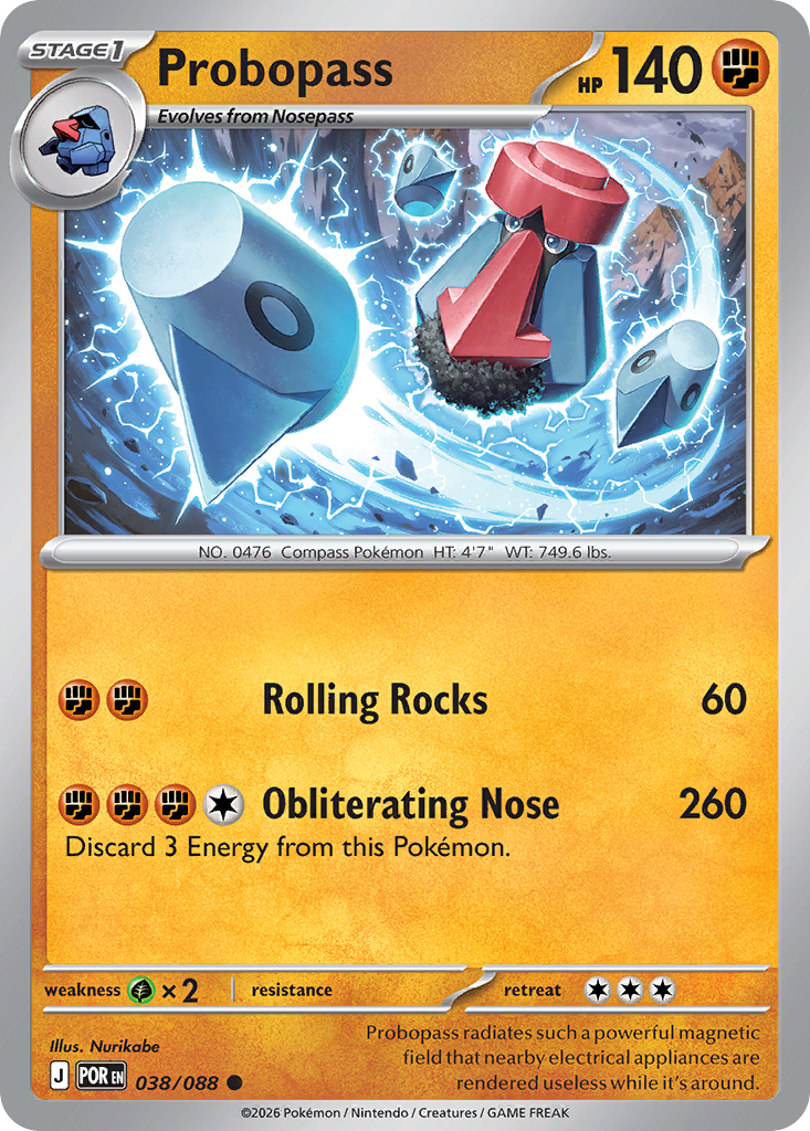 Probopass 038/088 from Pokemon TCG Perfect Order