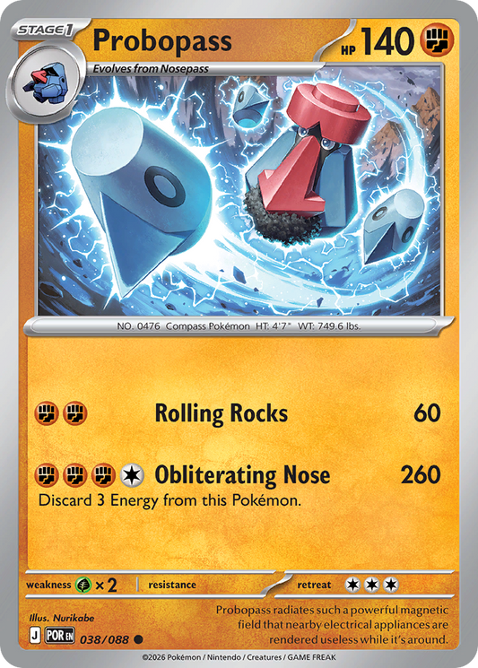 Probopass 038/088 from Pokemon TCG Perfect Order