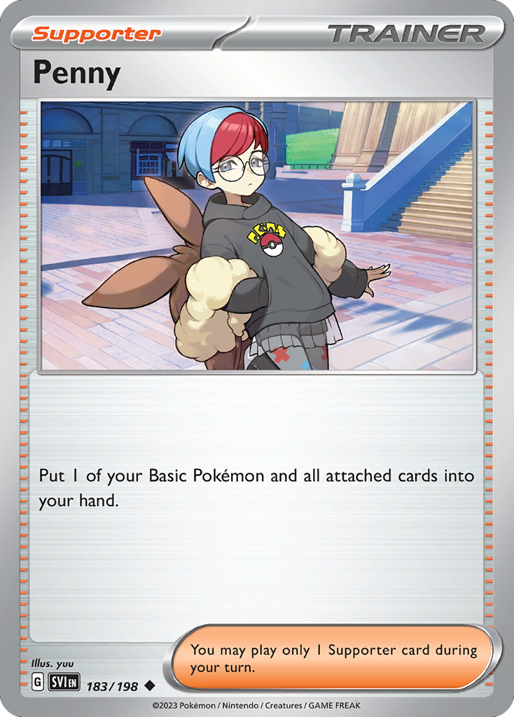 Penny 183/198 from Pokemon TCG Scarlet & Violet