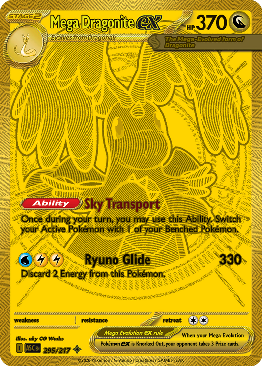 Mega Dragonite ex 295/217 from Pokemon TCG Ascended Heroes