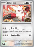 Zangoose 147/198 from Pokemon TCG Scarlet & Violet