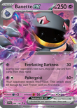 Banette ex 088/198 from Pokemon TCG Scarlet & Violet