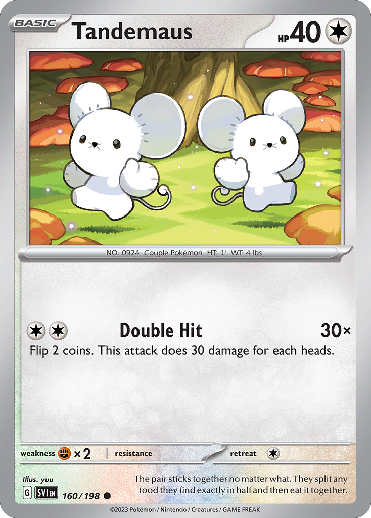 Tandemaus 160/198 from Pokemon TCG Scarlet & Violet