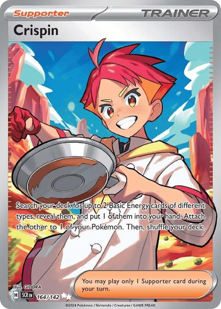 Crispin 164/142 from Pokemon TCG Stellar Crown