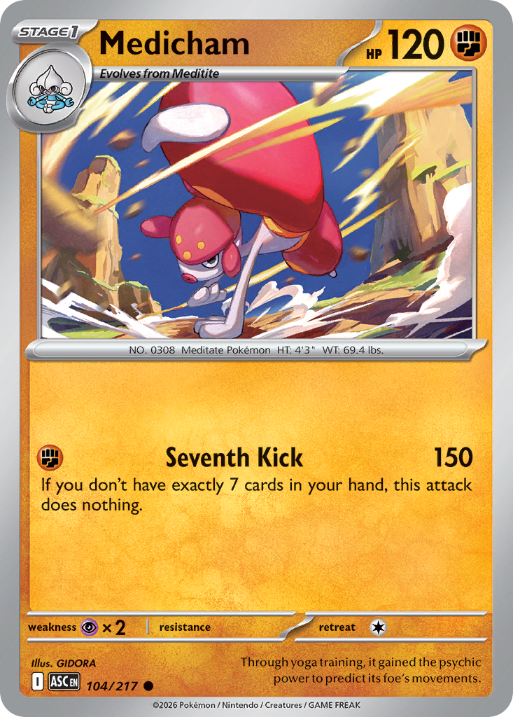 Medicham 104/217 from Pokemon TCG Ascended Heroes