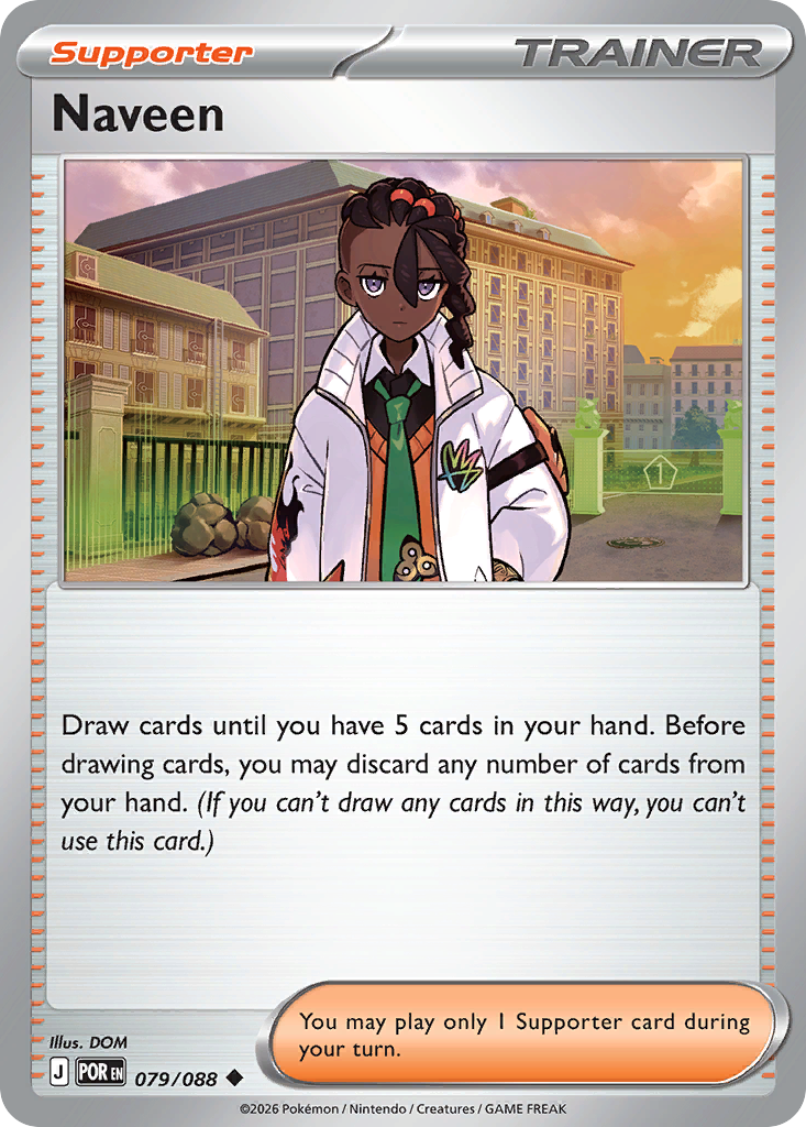 Naveen 079/088 from Pokemon TCG Perfect Order