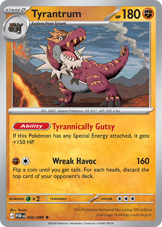 Tyrantrum 045/088 from Pokemon TCG Perfect Order