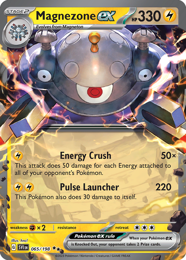 Magnezone ex 065/198 from Pokemon TCG Scarlet & Violet