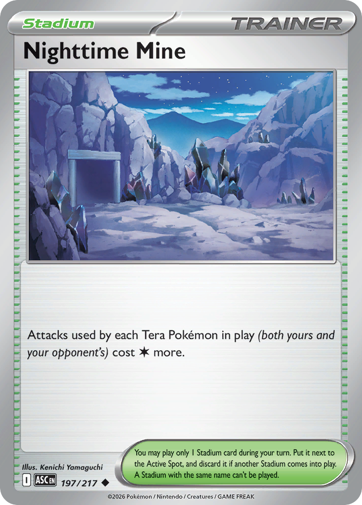 Nighttime Mine 197/217 from Pokemon TCG Ascended Heroes