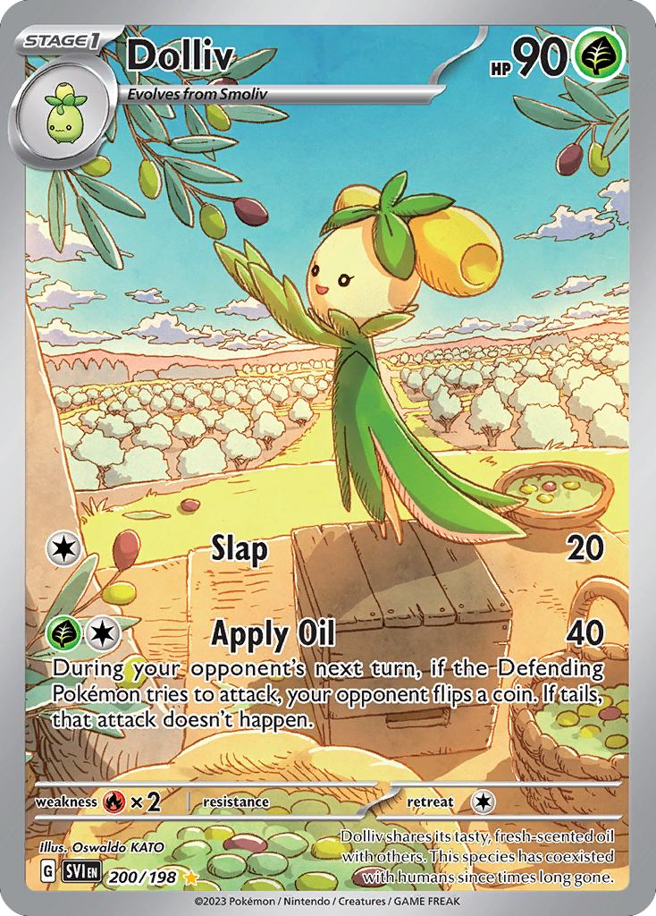 Dolliv 200/198 from Pokemon TCG Scarlet & Violet