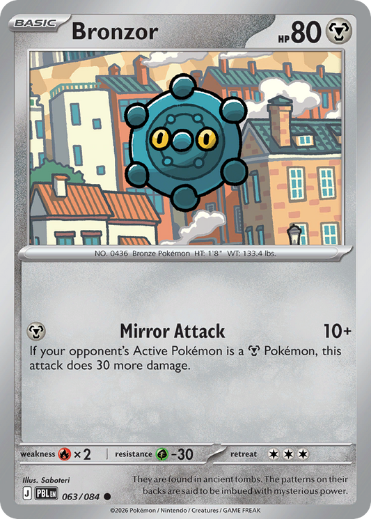 Bronzor 063/084 from Pokemon TCG Pitch Black