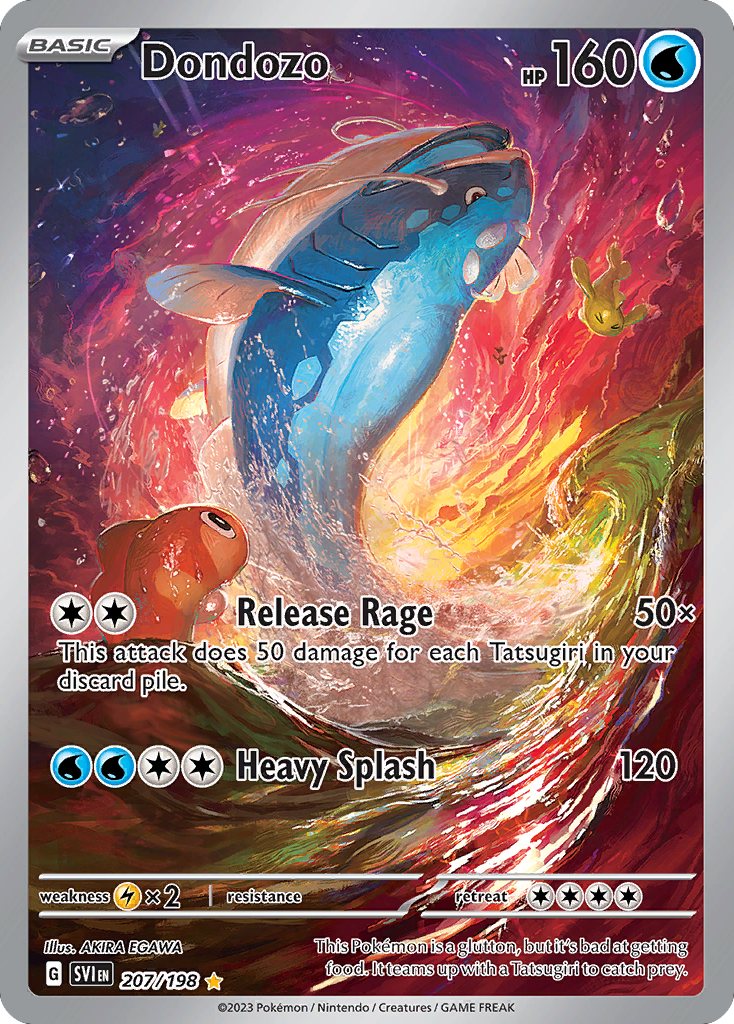 Dondozo 207/198 from Pokemon TCG Scarlet & Violet