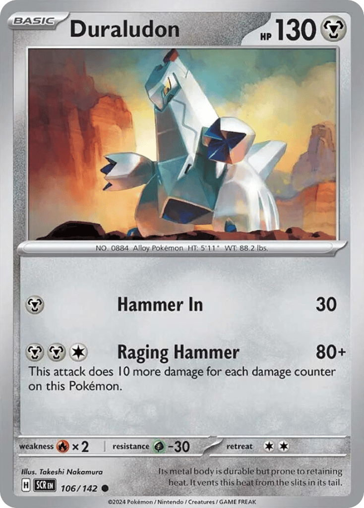 Duraludon 106/142 from Pokemon TCG Stellar Crown