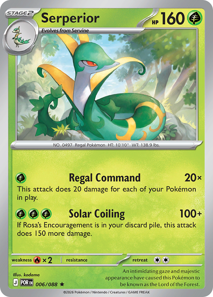 Serperior 006/088 from Pokemon TCG Perfect Order