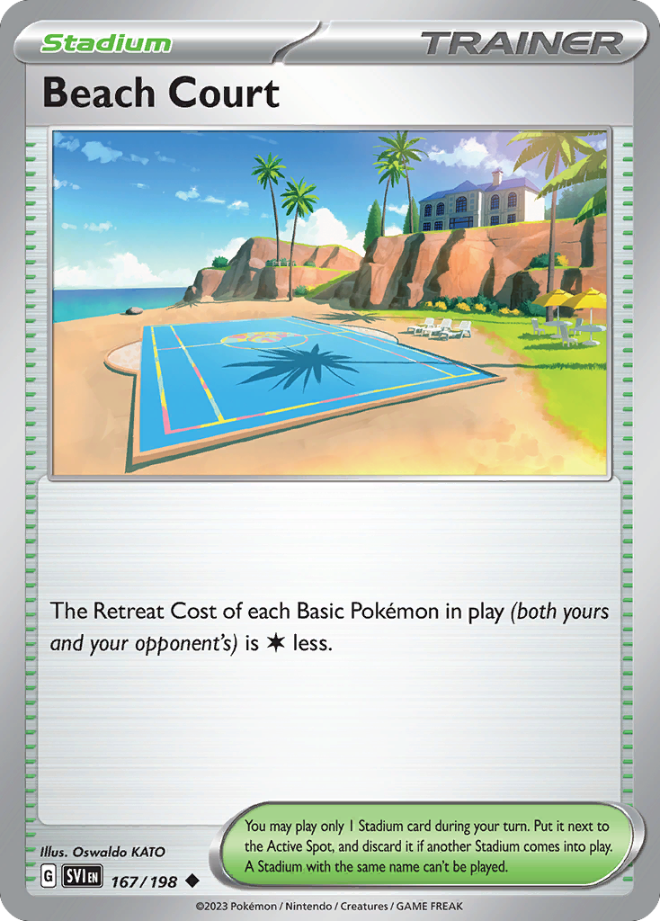 Beach Court 167/198 from Pokemon TCG Scarlet & Violet