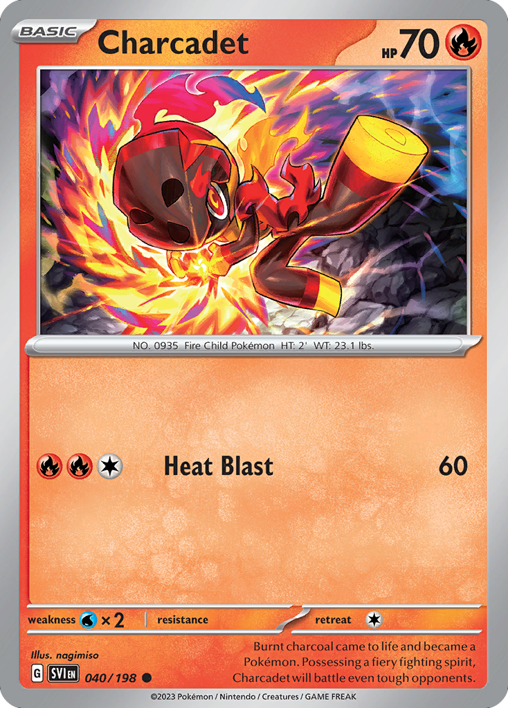Charcadet 040/198 from Pokemon TCG Scarlet & Violet