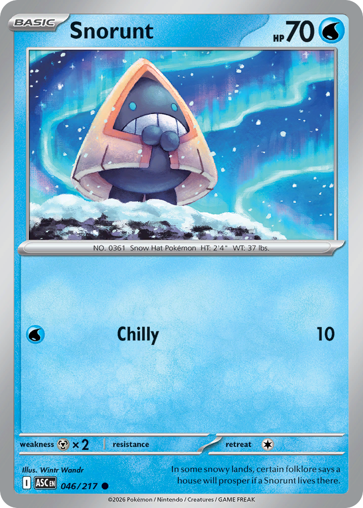 Snorunt 046/217 from Pokemon TCG Ascended Heroes