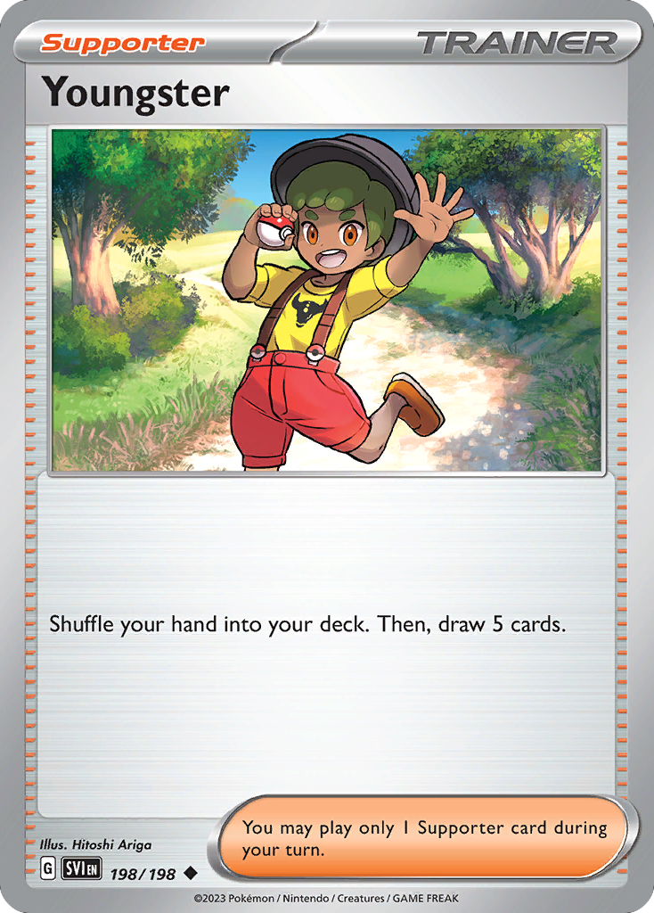 Youngster 198/198 from Pokemon TCG Scarlet & Violet