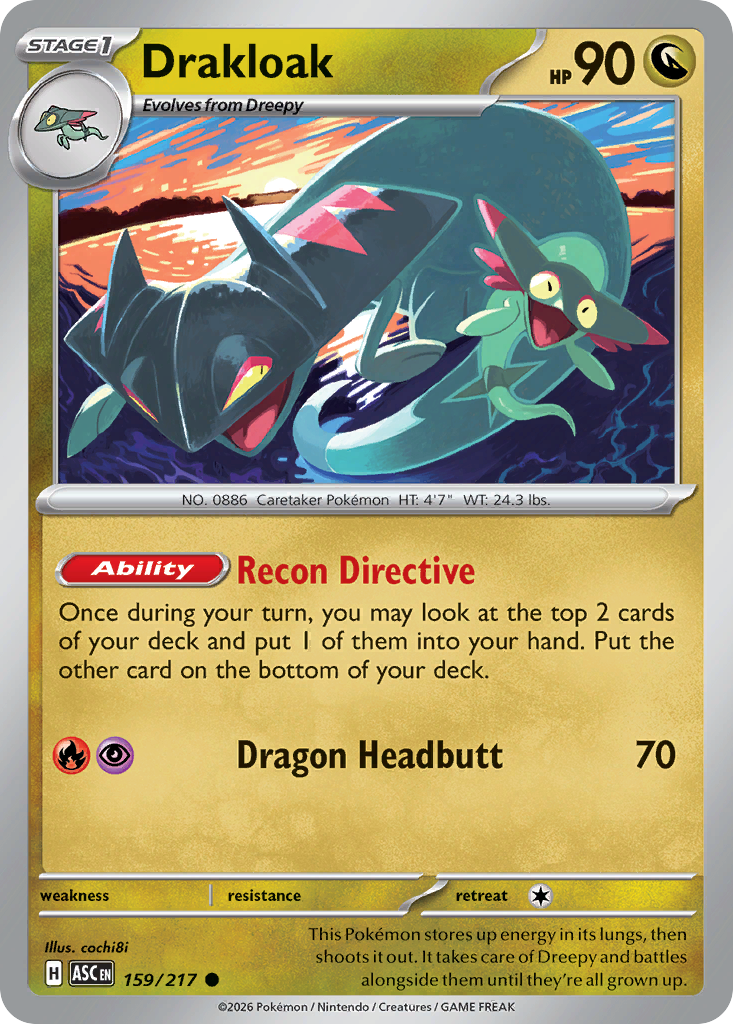 Drakloak 159/217 from Pokemon TCG Ascended Heroes