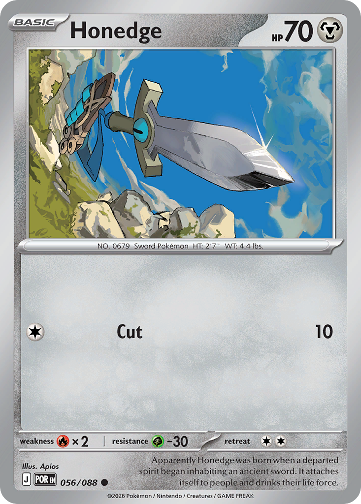 Honedge 056/088 from Pokemon TCG Perfect Order