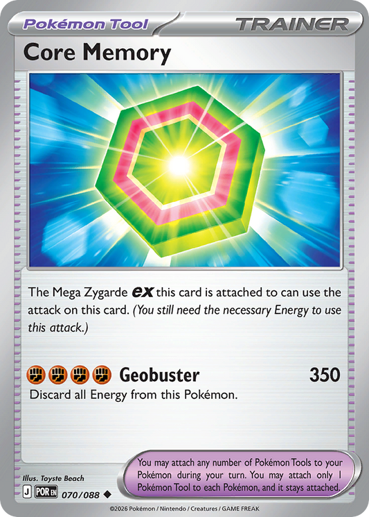 Core Memory 070/088 from Pokemon TCG Perfect Order