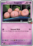 Team Rocket's Exeggcute 077/217 from Pokemon TCG Ascended Heroes