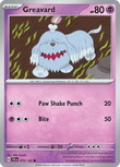 Greavard 070/142 from Pokemon TCG Stellar Crown