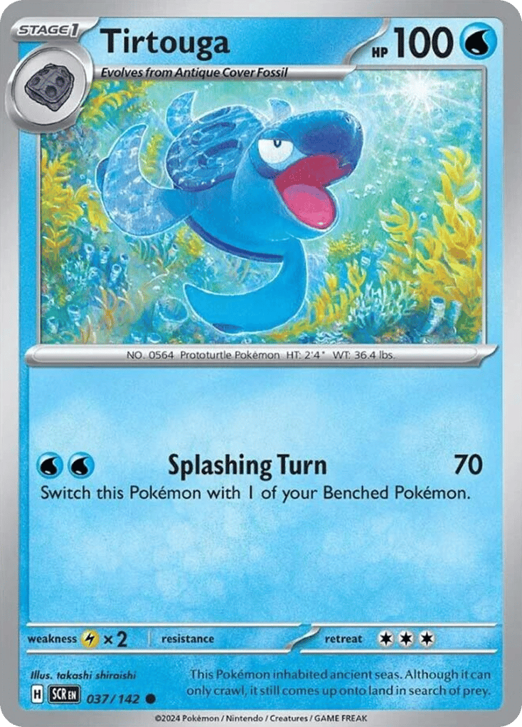 Tirtouga 037/142 from Pokemon TCG Stellar Crown